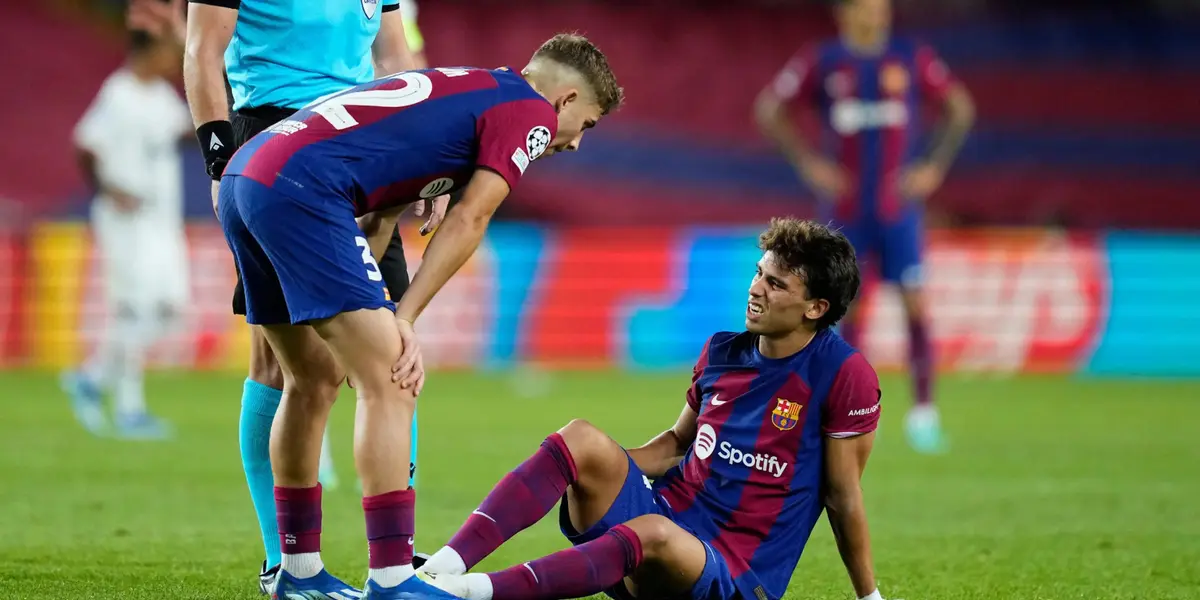 El delantero portugués levantó las alarmas en el Barça tras retirarse lesionado, pero él mismo confirmó la mejor noticia