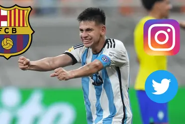 El Diablito está siendo la sensación de las últimas horas con su posible traspaso al Barça y el jugador no se corta ni un poco en sus guiños al club