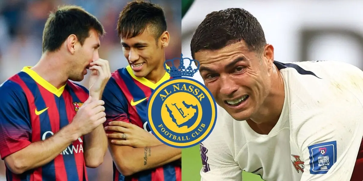 El duro golpe que recibió CR por parte de un compañero del Al-Nassr