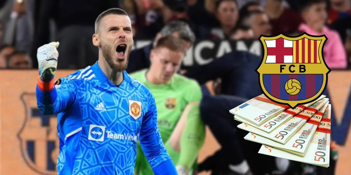 El elenco blaugrana está evaluando seriamente hacerse con el portero español y mira cuanto podría llegar a ganar