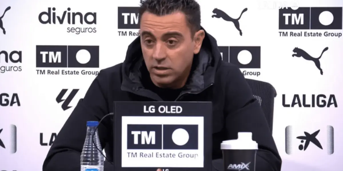 El elenco blaugrana volvió a decepcionar a su gente, pero esta vez en Mestalla y esta es la razón de Xavi por la que se empató el encuentro