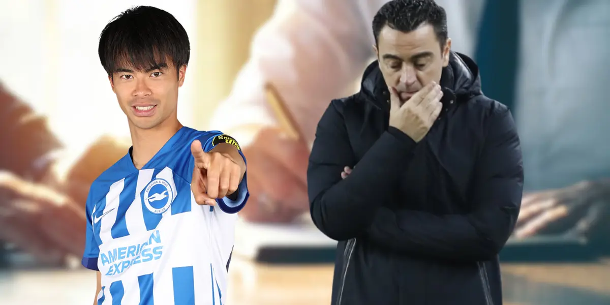 El elenco inglés confirmó la renovación del extremo japonés y ahora el Barça lo tiene mucho más complicado para adquirirlo