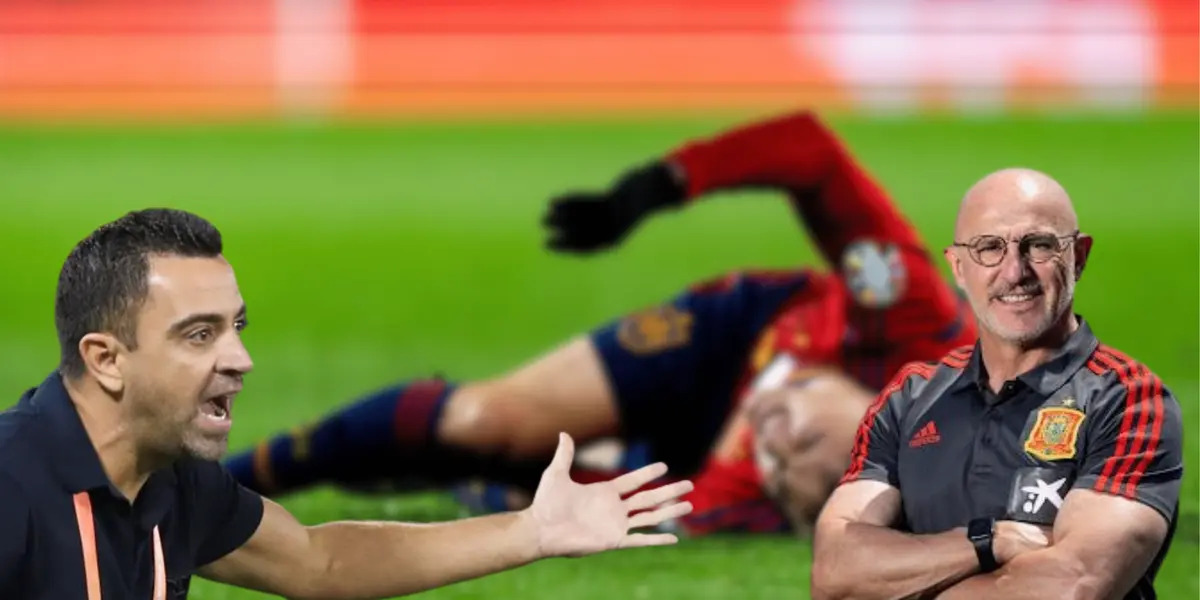 El entrenador de la selección tomó una absurda decisión para el partido de ayer, que ahora le cuesta la lesión de Gavi tanto a él como al Barça