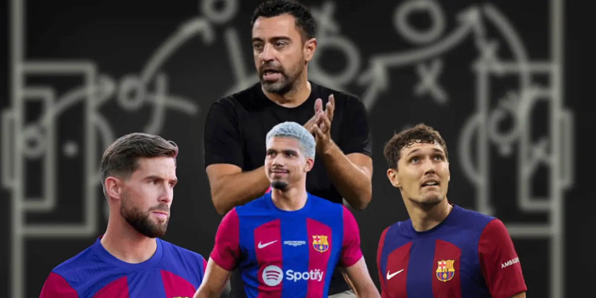 El entrenador del Barça estaría planeando poner una línea de tres defensores para tener mucha gente por el medio y dar más libertad a otros jugadores