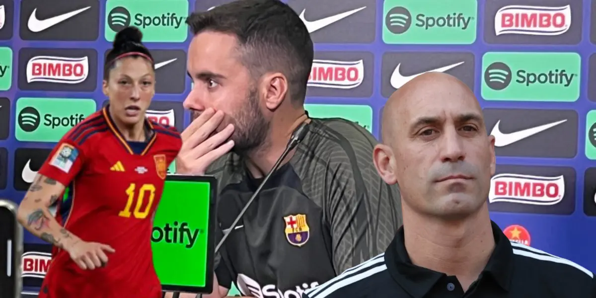 El entrenador Giráldez también se hizo eco del caso de Luis Rubiales y Jenni, al igual que todo el público en el Johan Cruyff, y liquidó al presidente