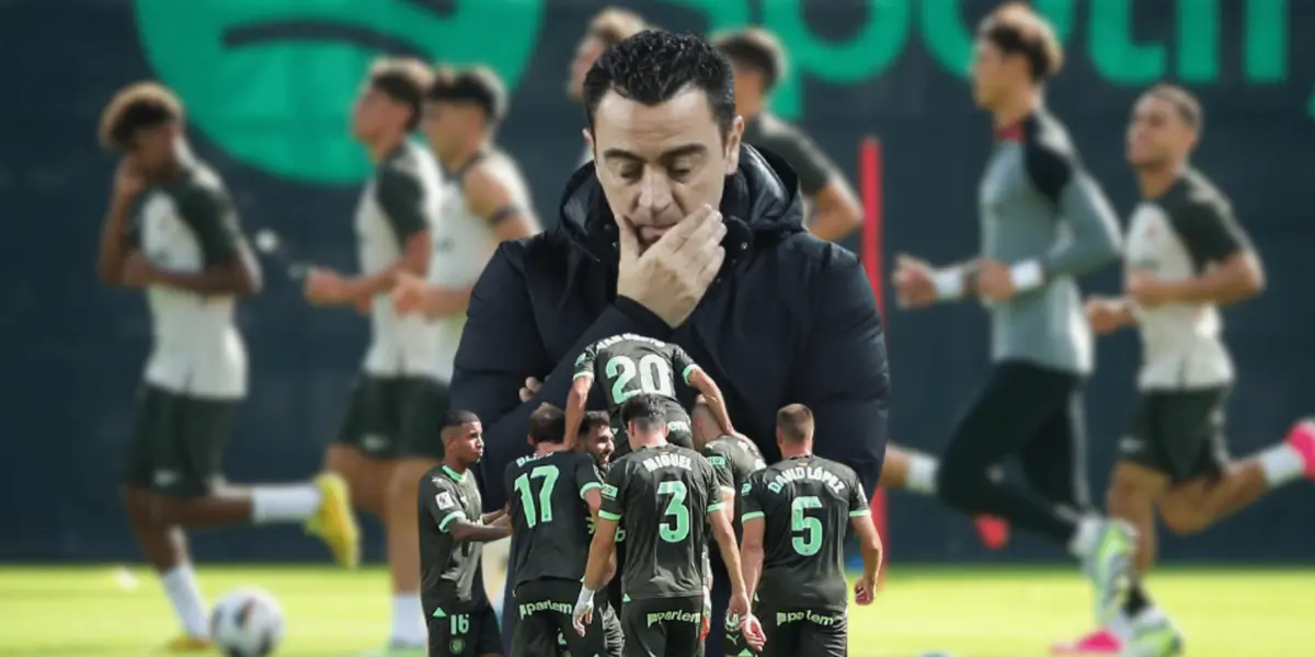 El entrenador se ha visto en la desventaja numérica en el entrenamiento de hoy tras la ausencia de uno de sus jugadores más valiosos