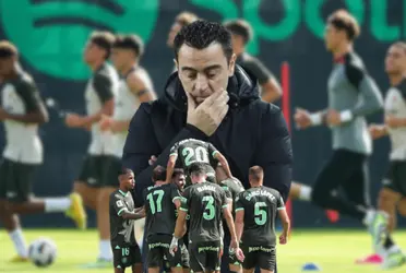 El entrenador se ha visto en la desventaja numérica en el entrenamiento de hoy tras la ausencia de uno de sus jugadores más valiosos