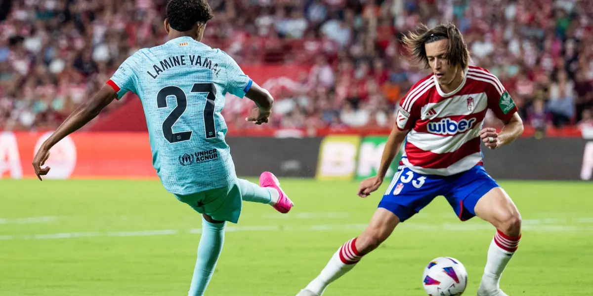 El extremo de 16 años ha vuelto a romper un récord en el Barça y también en LaLiga con el tanto del descuento de hace un rato