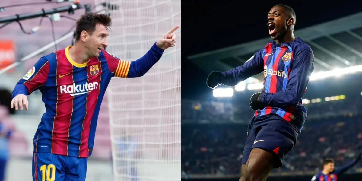 El extremo francés fue ofrecido con la cinta de capitán del Barça y así respondió