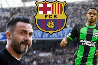 El extremos que está a préstamo del Barça en el Brighton se lesionó hace unas semanas y el entrenador confirmó el peor panorama