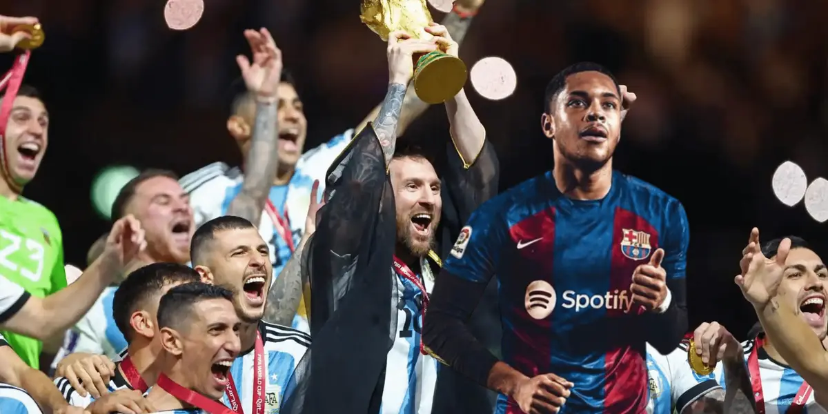 El futbolista que el Barça estaría por la labor de adquirir y que salió campeón con Messi en la Copa del Mundo