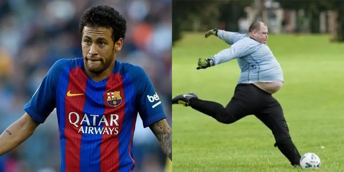 El jugador brasileño no entrena para convencer al Barcelona u otro equipo de ficharlo y en su lugar aparece haciendo estas cosas