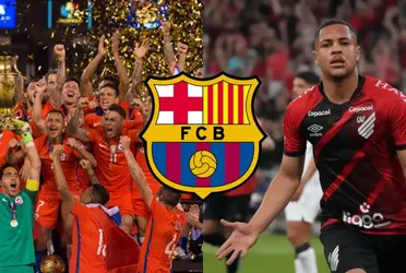 El jugador chileno que será compañero de la nueva estrella del Barça por un tiempo