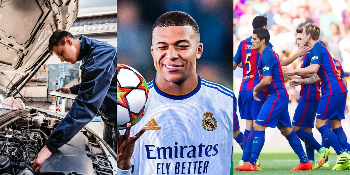 El jugador que era mecánico y pasó al Barcelona a ganar fortuna