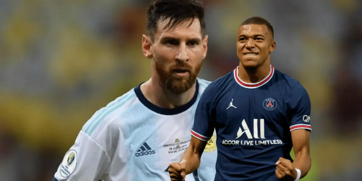 El jugador que es amigo y compañero de Mbappé en PSG e hizo calentar a Messi con un gesto, que así le respondió una ves terminado el encuentro ante Uruguay