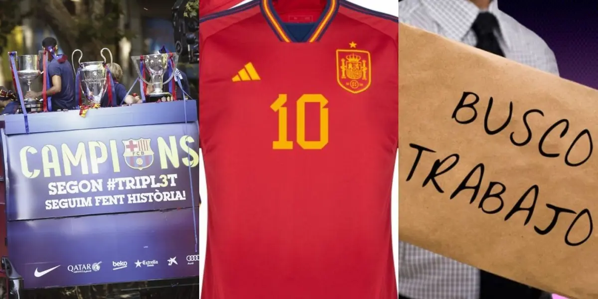 El jugador que supo ganarlo todo en Barça y vistió la roja de la selección, ahora esta desempleado