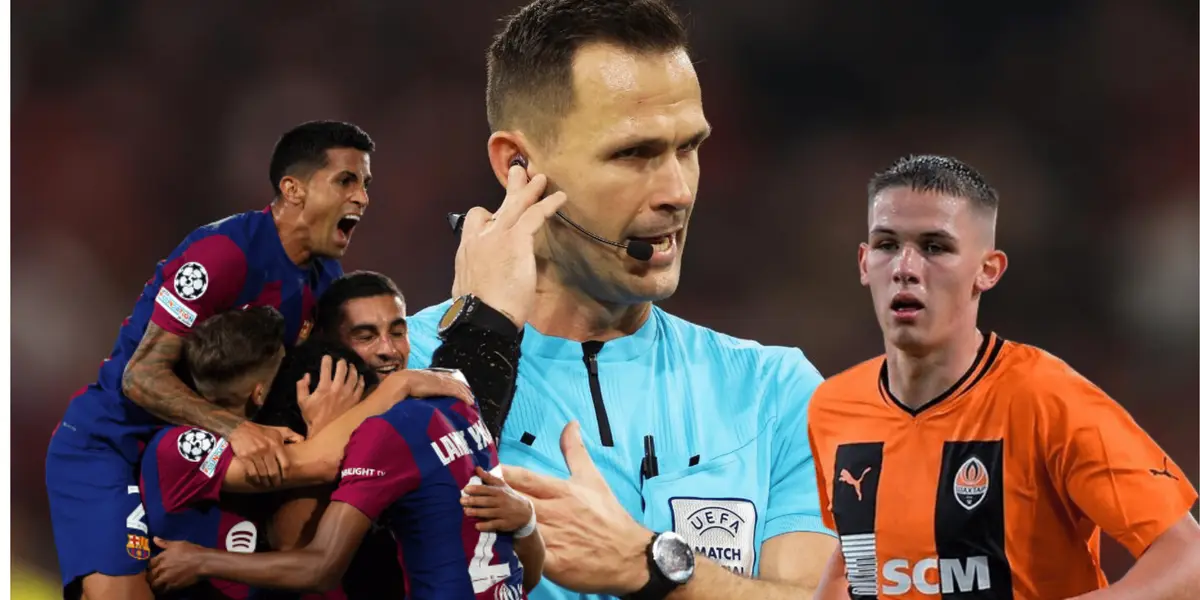 El la tarde de ayer, el Barça jugó contra el Shakhtar por la Champions y hoy salieron imágenes del penal que no le cobraron por mano, que es escandaloso