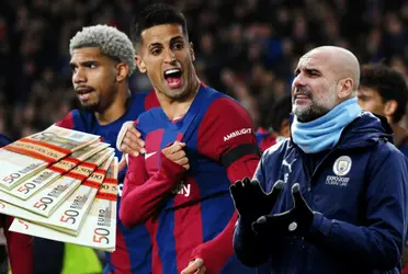 El lateral portugués fue la gran figura del encuentro y esto deberá pagar el Barça para quedárselo la temproada que viene