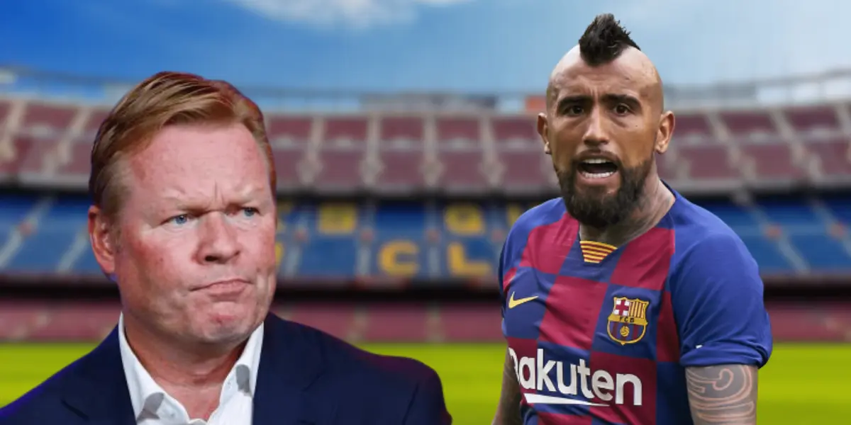 El mediocampista chileno fue durísimo contra el entrenador neerlandés que, prácticamente, lo echó del Barça en el 2020