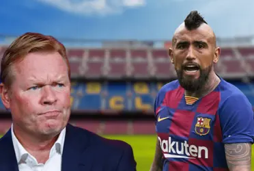 El mediocampista chileno fue durísimo contra el entrenador neerlandés que, prácticamente, lo echó del Barça en el 2020