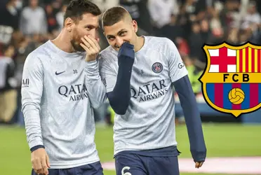 El mediocampista italiano quiere salir del PSG y moverse a la par de su amigo el argentino