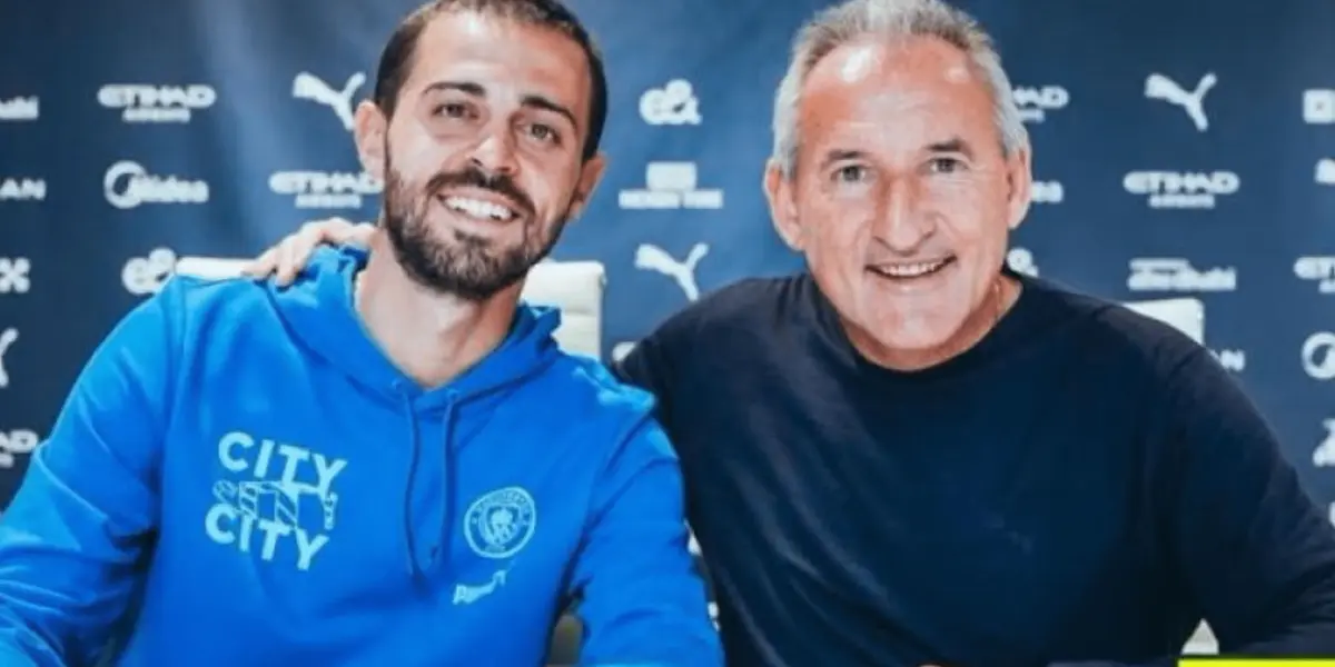 El mediocampista portugués ha renovado su contrato con el Manchester City, poniéndole fin a la novela con el FC Barcelona. El padre de Bernardo revela algunos detalles