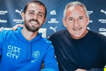 El mediocampista portugués ha renovado su contrato con el Manchester City, poniéndole fin a la novela con el FC Barcelona. El padre de Bernardo revela algunos detalles