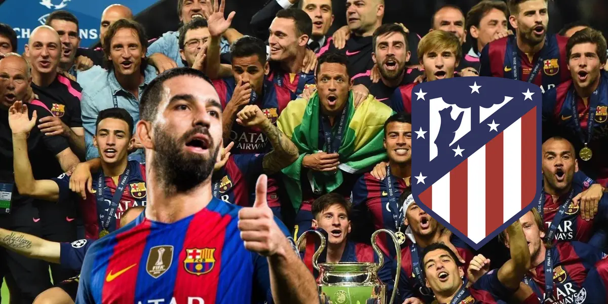 El mediocampista turco traicionó al Atleti por Barça y mira que hace ahora
