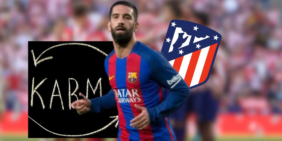El mediocampista turco traicionó al Atleti por el Barça y le llegó el karma