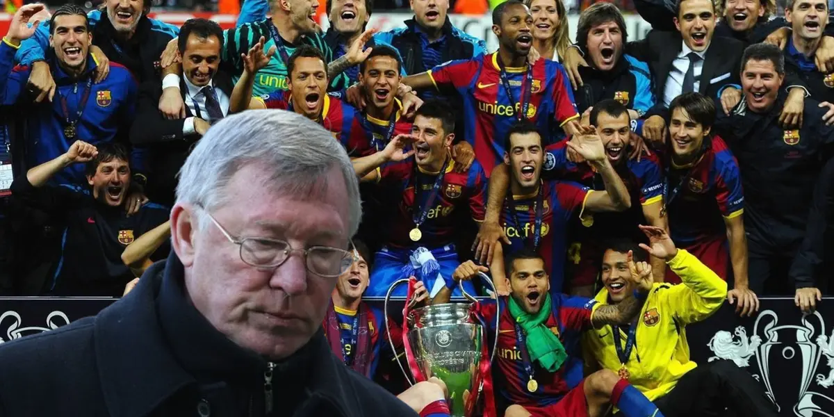 El mítico entrenador escocés pudo una ridícula excusa al perder con el Barça en la final de la Champions League del 2011