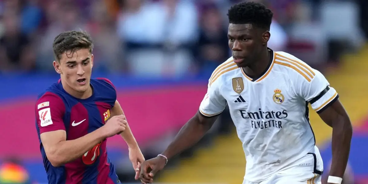 El pivote francés se lesionó de gravedad luego de clásico contra a Barça en Montjuïc y varios madridistas, periodistas incluidos, acusaron a Gavi de lesionarlo