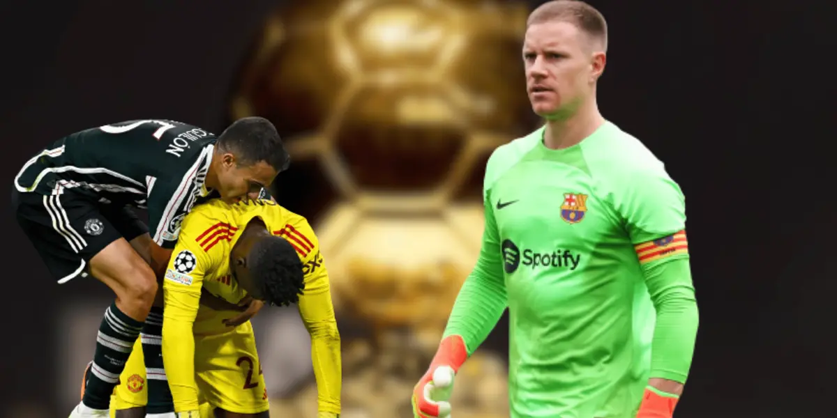 El portero del Manchester United está nominado al Balón de Oro, cuando el capitán y guardameta culé no lo está