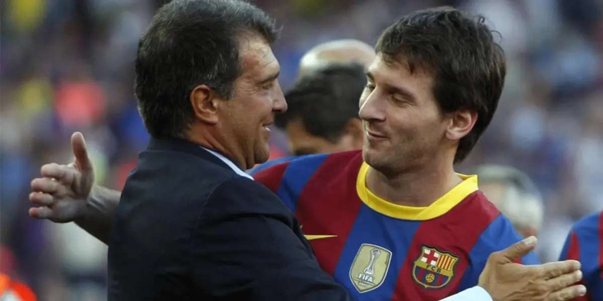 El presidente del Barça tuvo unas muy bonitas palabras para con Messi y su presente