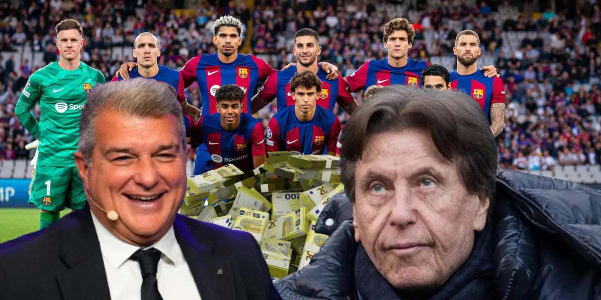 El presidente del Barça y el representante de jugadores estuvieron reunidos en Barcelona ayer por la noche