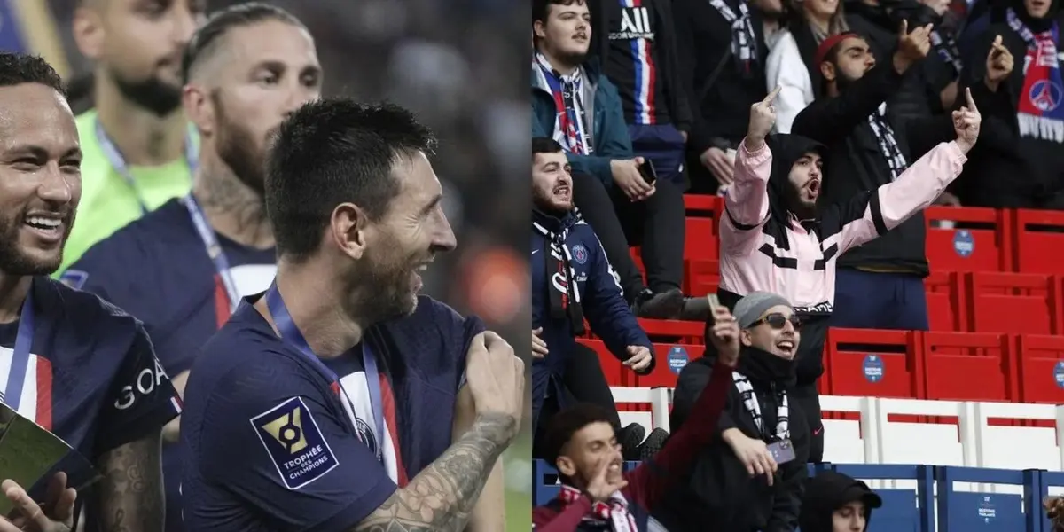 El PSG salió campeón de la mano del astro argentino que estuvo decepcionado tras ver la reacción de los fanáticos