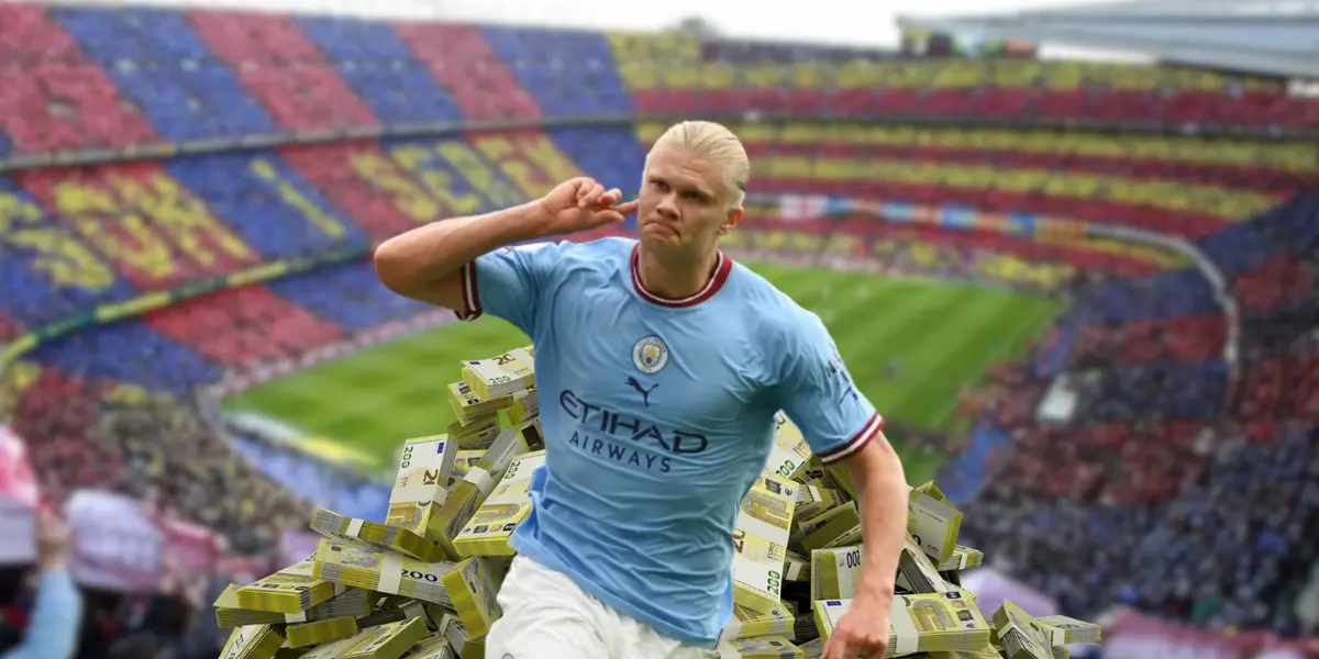 El representante del noruego y el director deportivo se reunieron en Barcelona y hoy el club recibió variaos millones que ayudan a la causa