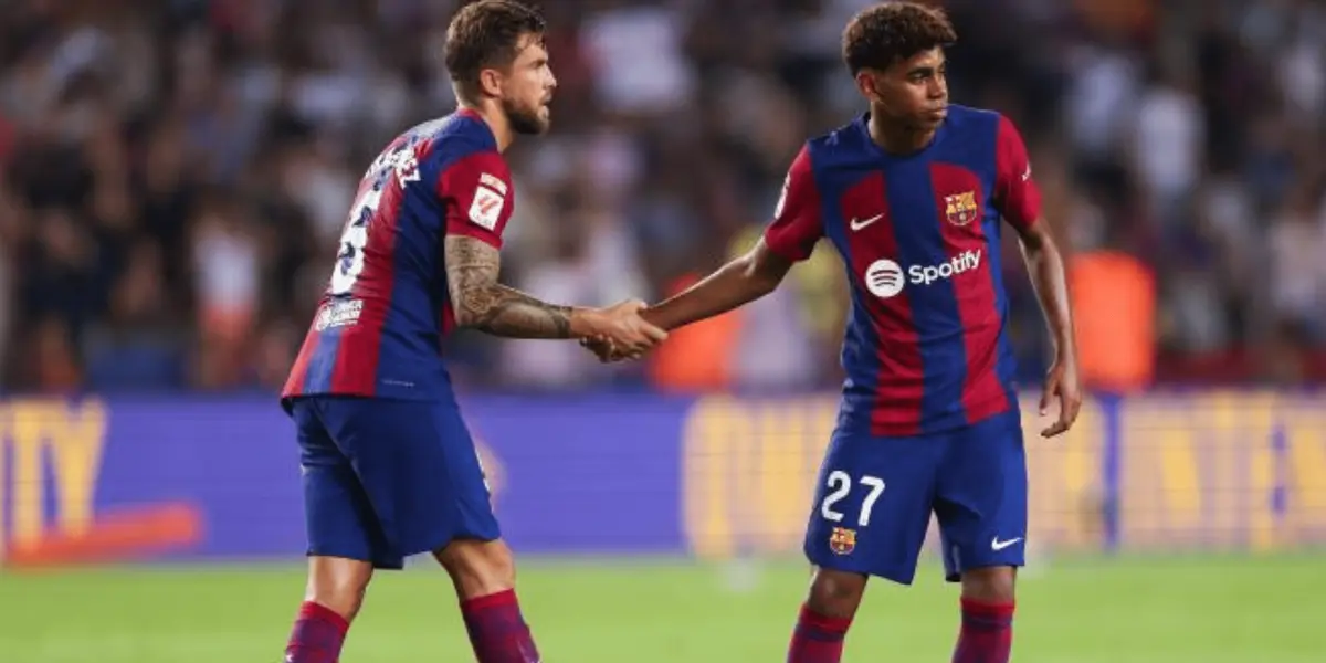 El zaguero del Barça elogió mucho a los jóvenes de la cantera que están irrumpiendo en el primer equipo, pero se rindió ante Lamine