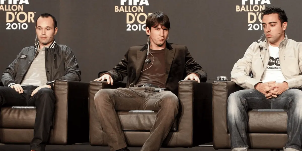 En la semana del Balón de Oro, el entrenador culé fue preguntado acerca de una nueve conquista del argentino y también acerca de la terna que integró con él en 2010