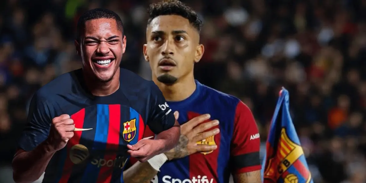 Entre brasileños se entienden y esto fue lo que le dijo Raphinha a Vitor como modo de advertencia