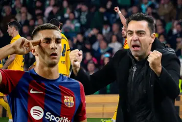 Ferran Torres marcó un hat-trick para Barça vs Betis y mira su gesto para Xavi