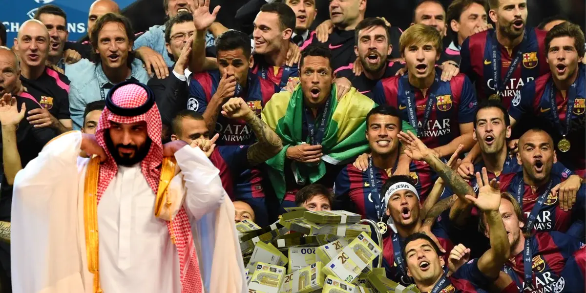 Ganó Champions con Barça y es ídolo actual de su club, le ganó el dinero árabe