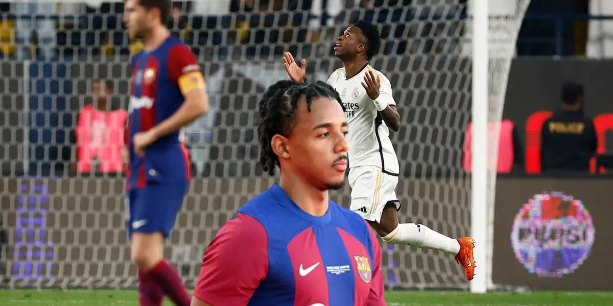 Koundé achicó dos veces mal y el Barça pierde la final ante el Madrid