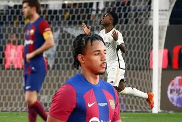 Koundé achicó dos veces mal y el Barça pierde la final ante el Madrid