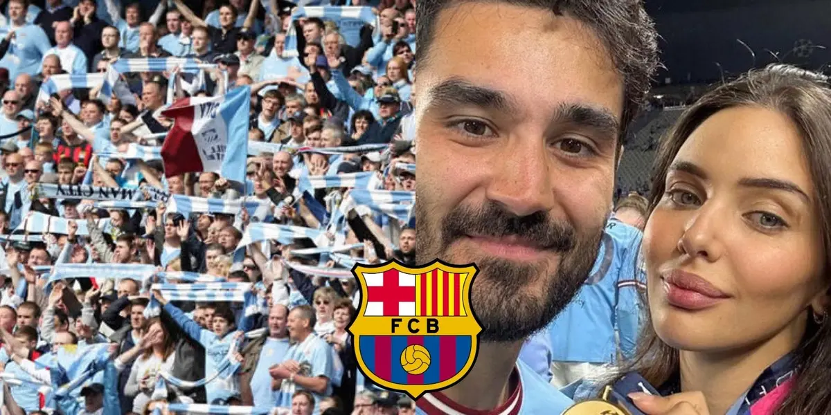 La esposa del mediocampista alemán se tuvo que defender en redes tras recibir hate de los hinchas del City