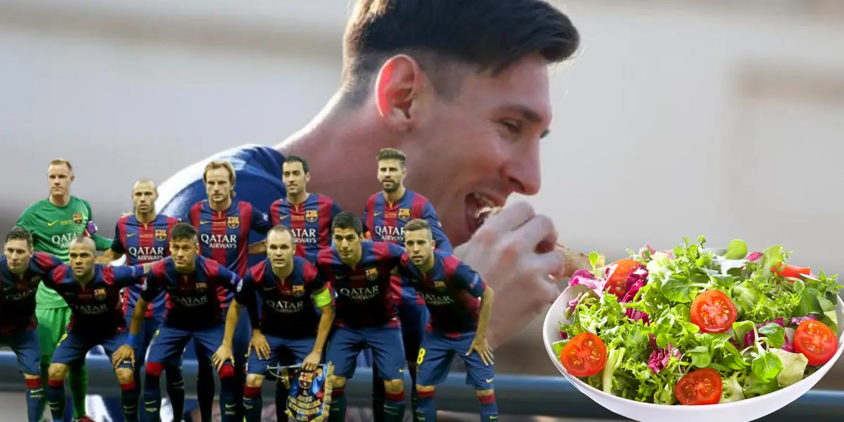 La lista de las comidas que se reveló recientemente en la plantilla del Barça en el 2015 está dando mucho que hablar