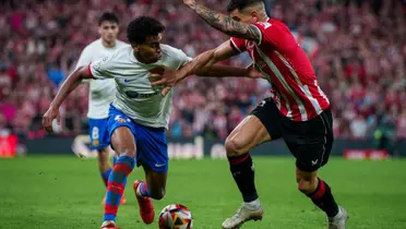 La reacción de Lamine tras errar el gol para no ir al añadido en Barça-Athletic