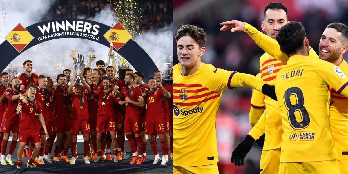 La Roja de Luis de la Fuente venció a Croacia en la final y siete futbolistas culés recibieron medalla de ganadores