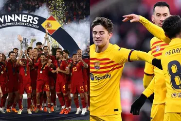 La Roja de Luis de la Fuente venció a Croacia en la final y siete futbolistas culés recibieron medalla de ganadores