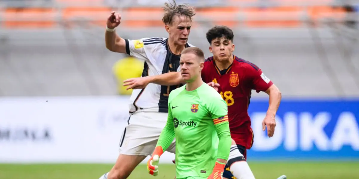 La selección de España sub-17 repleta de jugadores culé fue eliminada a la mañana temprano por una Alemania que no fue superior pero aprovechó un penalti
