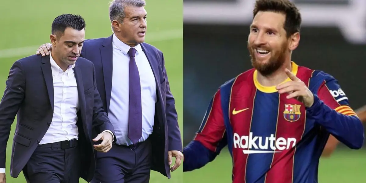Laporta reveló que ya tuvo una charla con Messi, que quiere volver al FC Barcelona aunque tiene oferta de 600 millones en Arabia